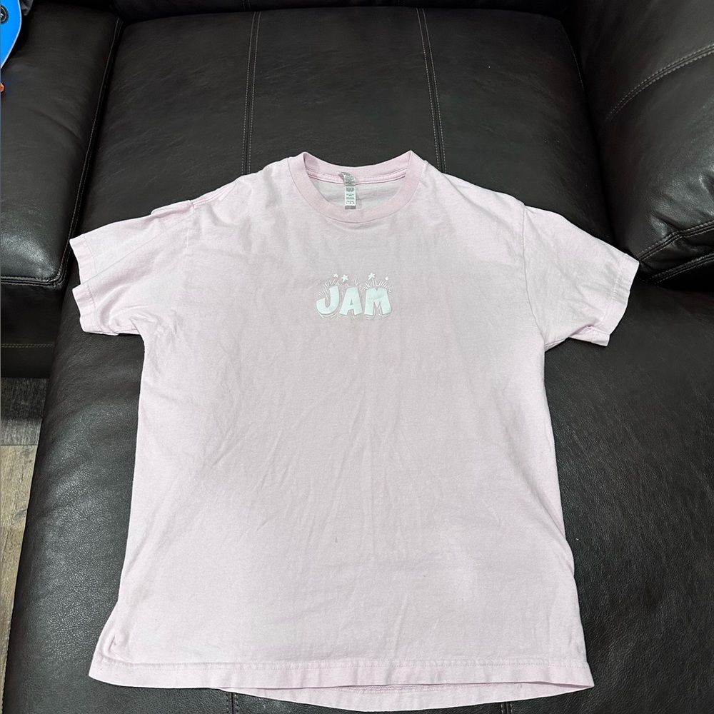 JAM salmon pink classic logo t shirt
